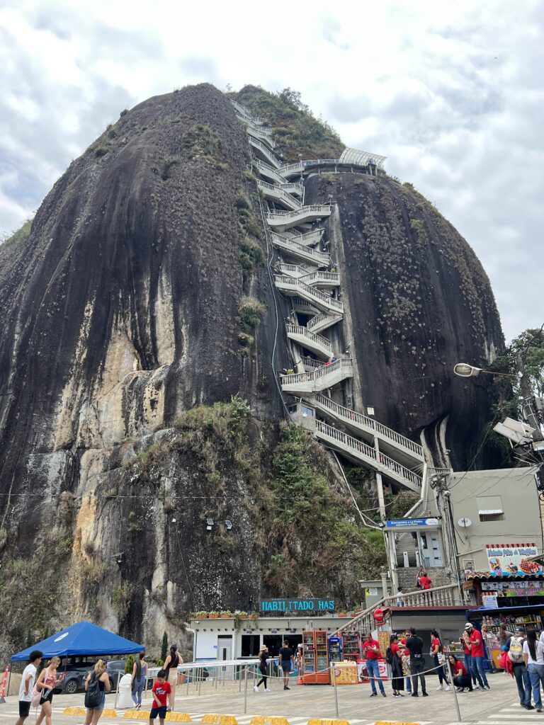 El Penol Rock, a two hour bus ride from Medellin 