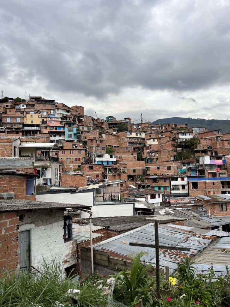 Comuna 13 overlooking view