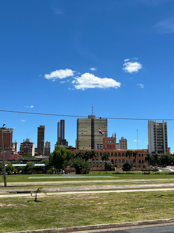 Skyline of downtown Asuncion