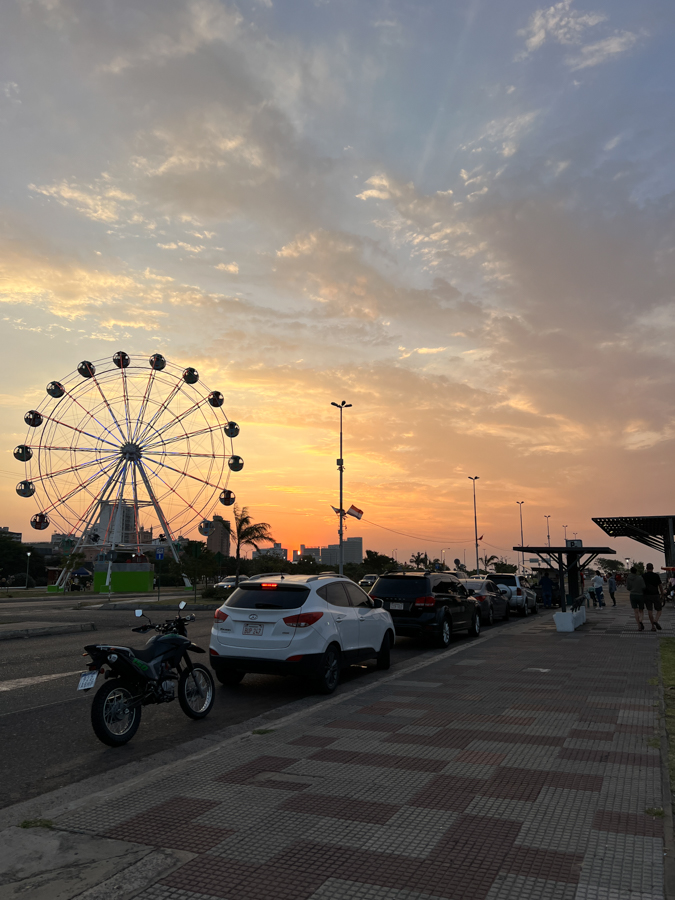 Costanera at sunset