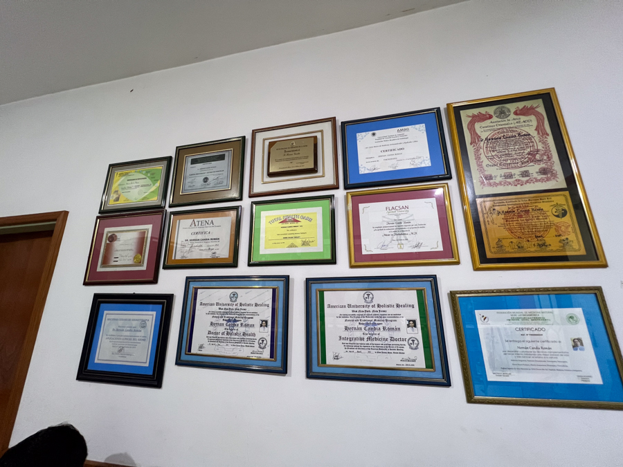 Natural medicine doctor certificates