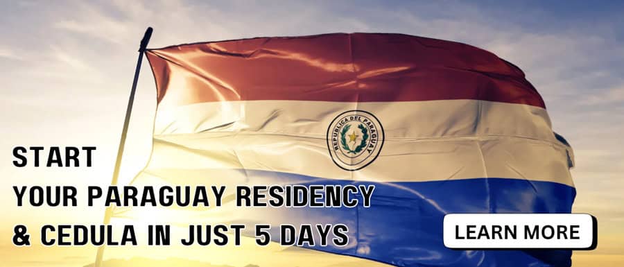 Paraguay residency banner