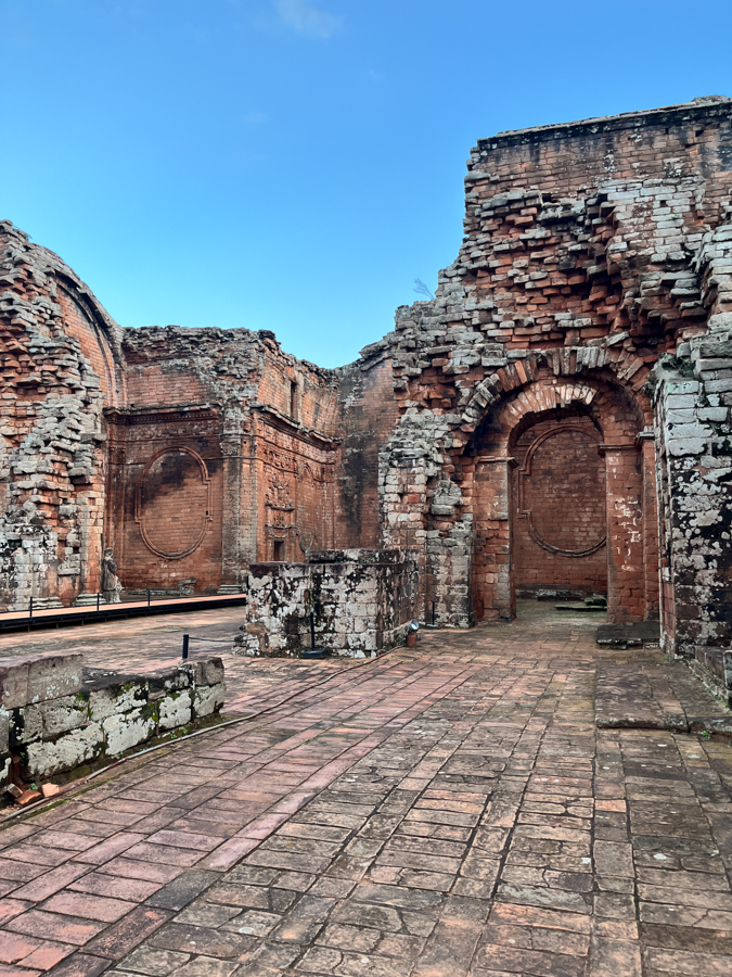 Ruins and blue sky