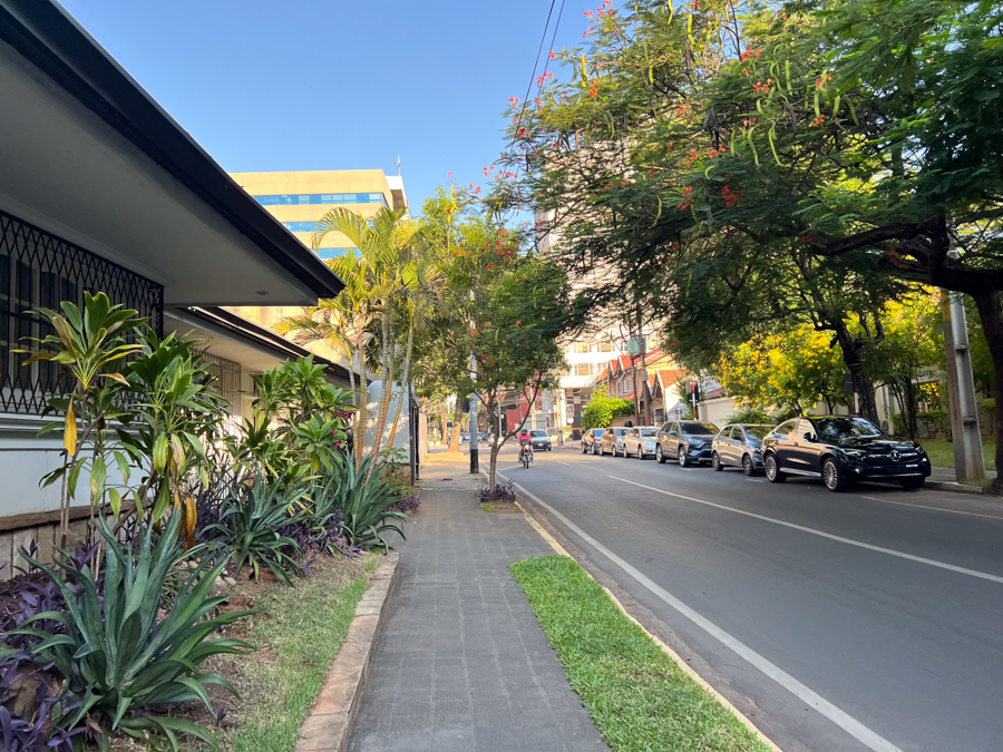 Walking on the streets of Paraguay