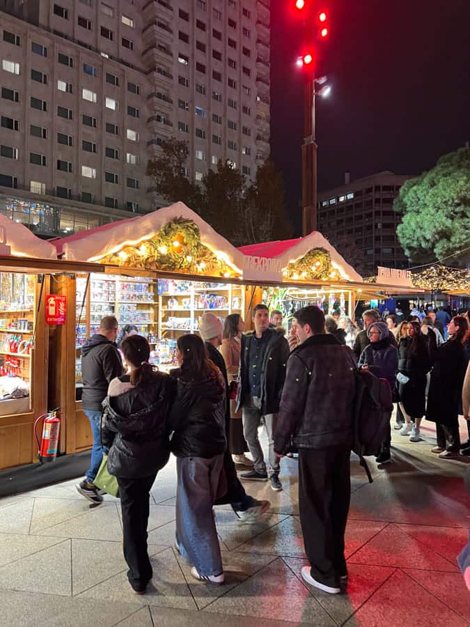 Christmas Market stalls 