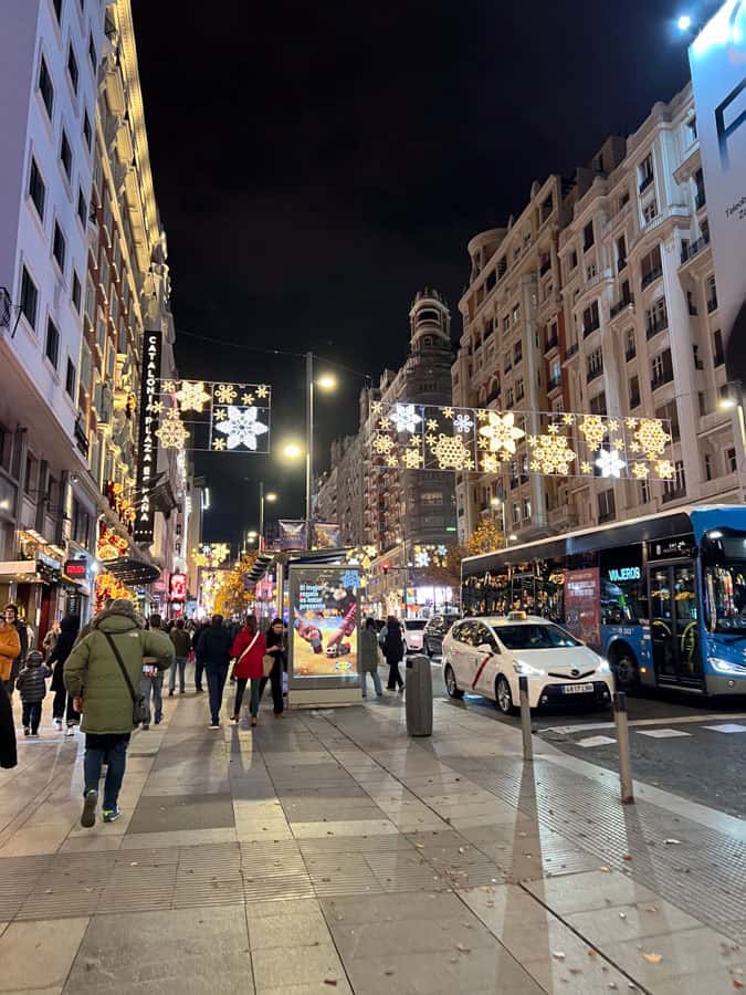 Streets of Madrid Christmas markets
