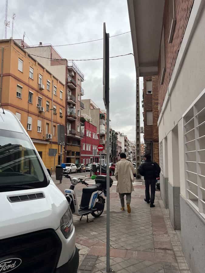Streets of madrid walking