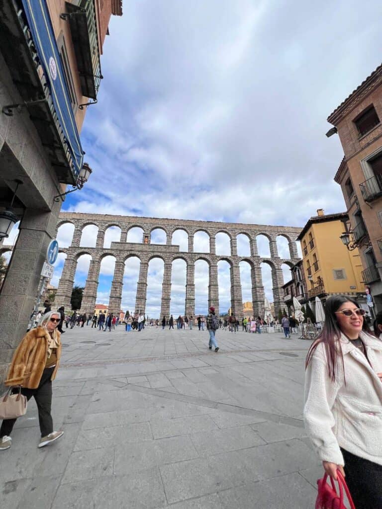 Main view of Segovia spain