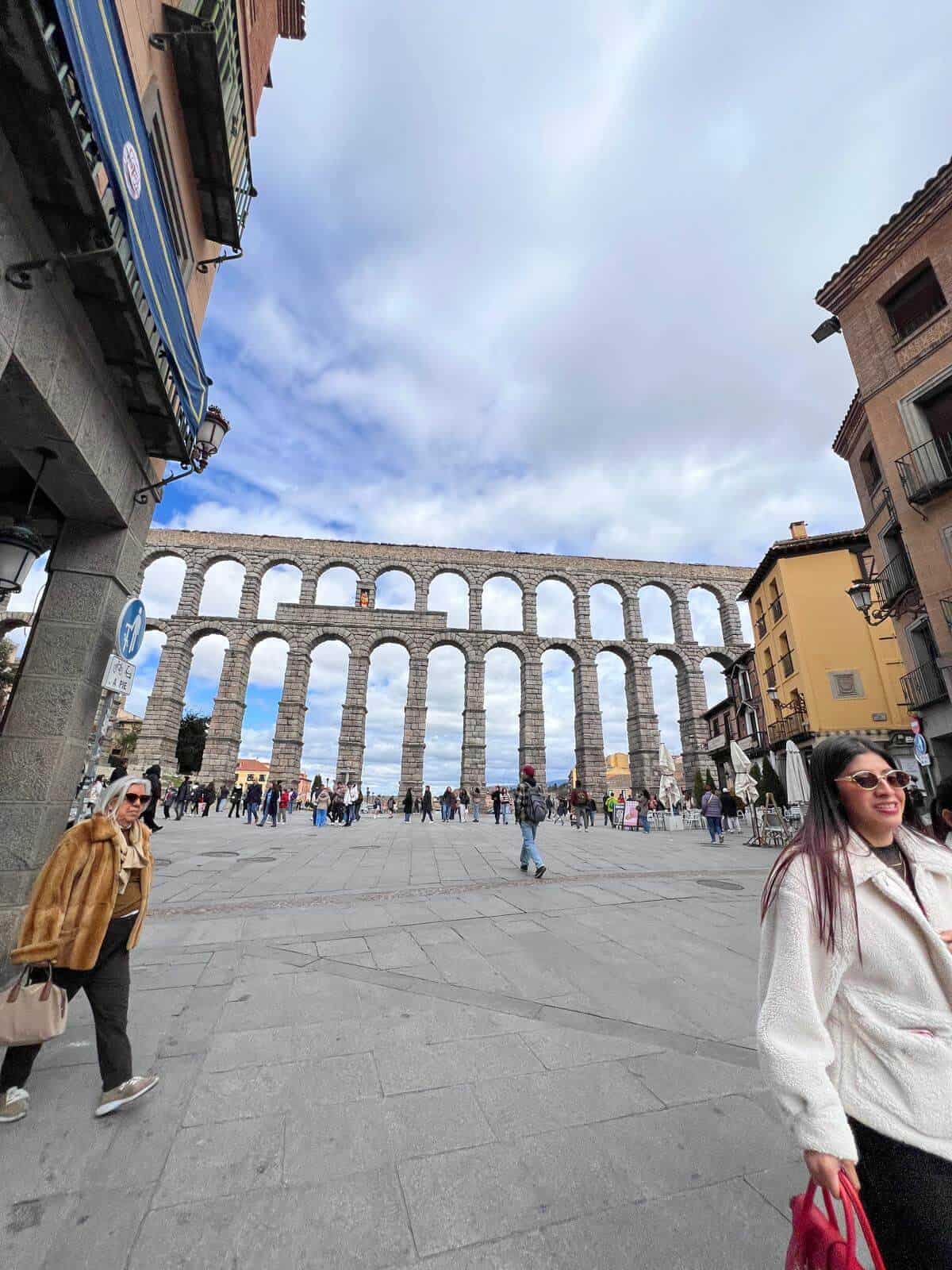 Main view of Segovia spain
